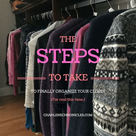 How To Clean Out Your Clothes Closet Charlene Chronicles
