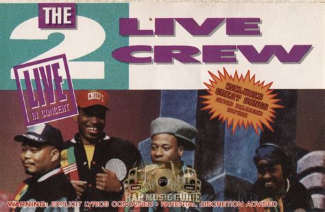 2 Live Crew Live In Concert Cassette Tape Rap Music Guide