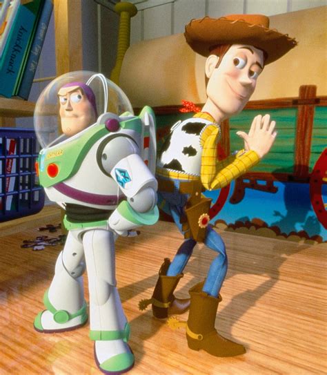 Toy Story Poster Woody And Buzz Pixar Version Size 24x36