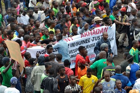 Man Killed As 500000 Protest Guinea Government