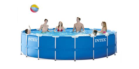 Cool Off This Summer W Intexs 18 Foot Above Ground Pool For 299 Reg