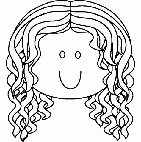 Girl Face Coloring Pages Coloring Home