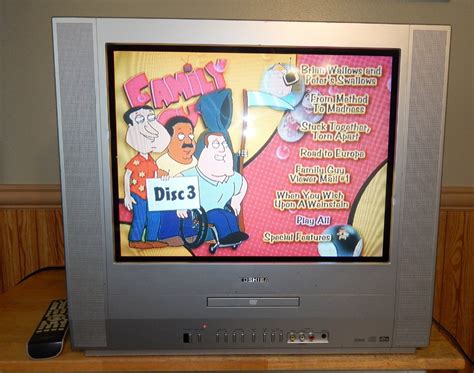 Trutech 19 Inch Crt Color Tv Dvd Combo Tv W Remote Siderear Etsy