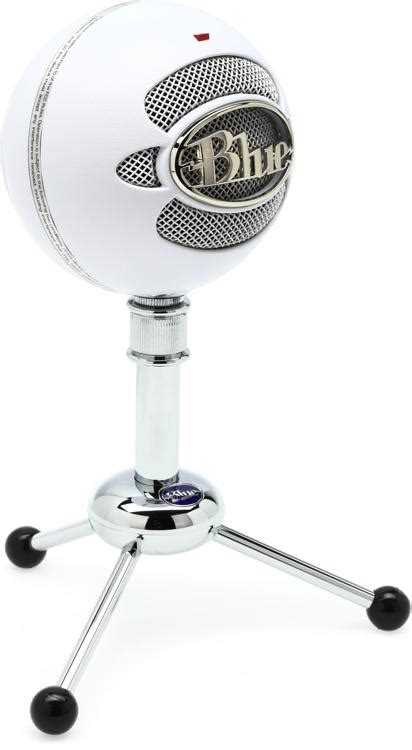 Blue Microphones Snowball Usb Mic With Tripod Stand Textured White