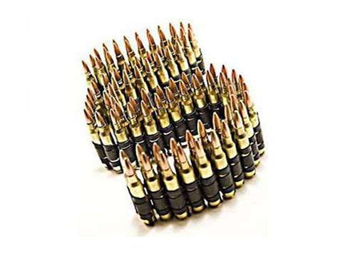 buy 223 brass with black links bullet belt replicaairguns ca