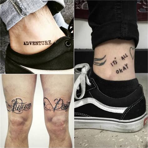 Quote Tattoos For Guys Quote Tattoos For Guys On Leg Word Tattoos