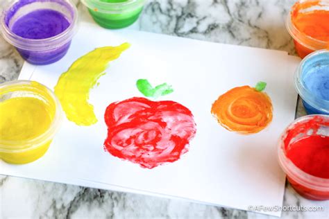 Homemade Finger Paint Recipe Kids Craft A Few Shortcuts