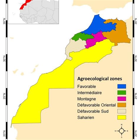Les Zones Agro écologiques Du Maroc Définies Par Le Ministère De