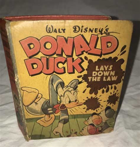 Vintage 1948 Disney Better Little Book Donald Duck Lays Down The Law