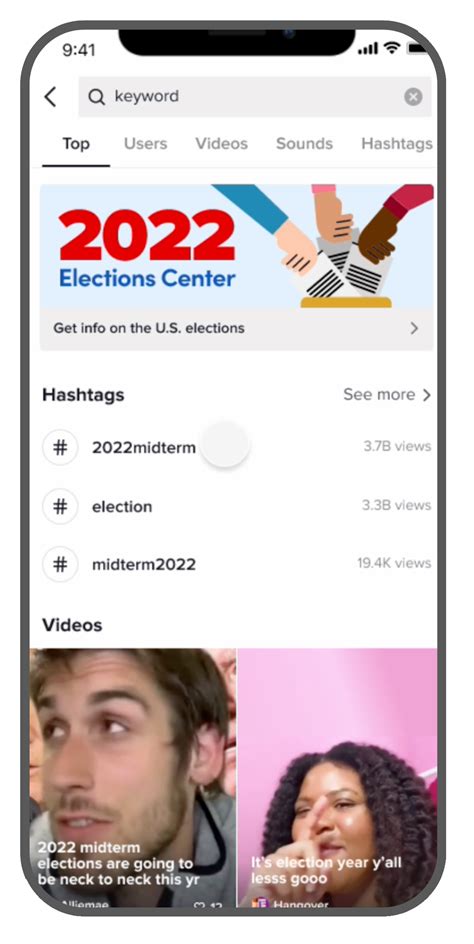 Tiktok Launches An In App Us Midterms Elections Center