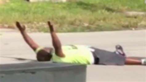 police shoot unarmed man with his hands up cnn video