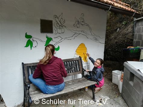 76863 herxheim bei landau (pfalz) mehr infos (0) versicherung herxheim bei landau. Schüler für Tiere Herxheim bemalen Gartenhaus im ...