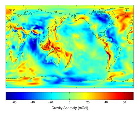 Earths Gravity Field Image Of The Day