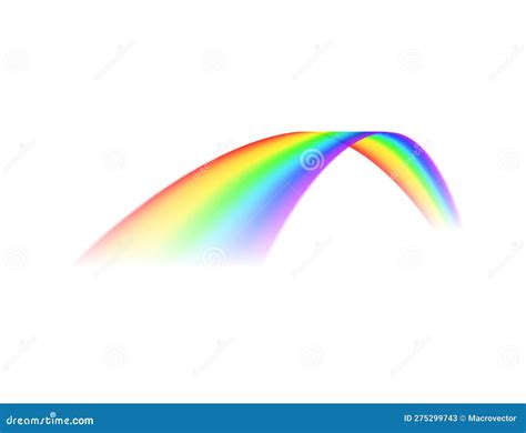 Realistic Rainbow Spectrum Stock Vector Illustration Of Curve 275299743