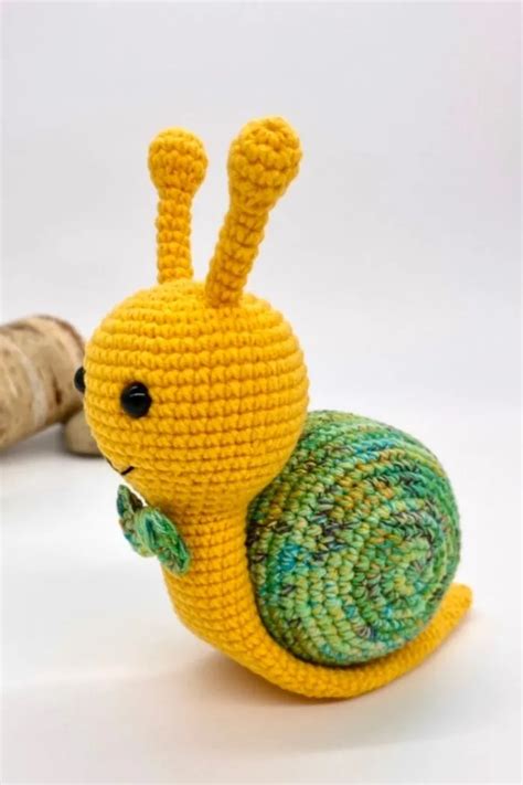 Free Crochet Snail Pattern Cuddly Stitches Craft