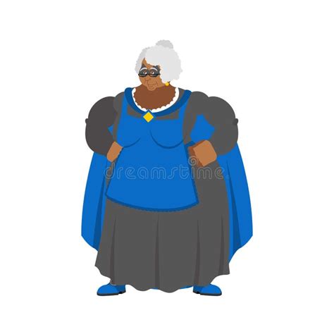 Superhero Grandma Hug Stock Vector Illustration Of Happy 14139571