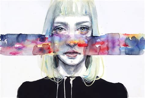 Using Only Watercolors Artist Paints Breathtaking Faces Filled With