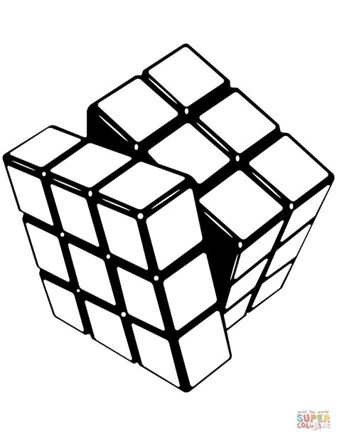 10 Dibujo Cubo De Rubik