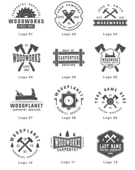 Woodworking Logo Branding Irons Ofwoodworking