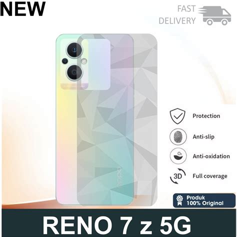 Skin Carbon Oppo Reno Z G Garskin Diamond Anti Jamur Belakang Handphone Lazada Indonesia