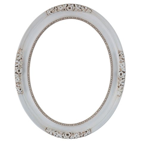 Oval Frame In Antique White White Picture Frames With Antique