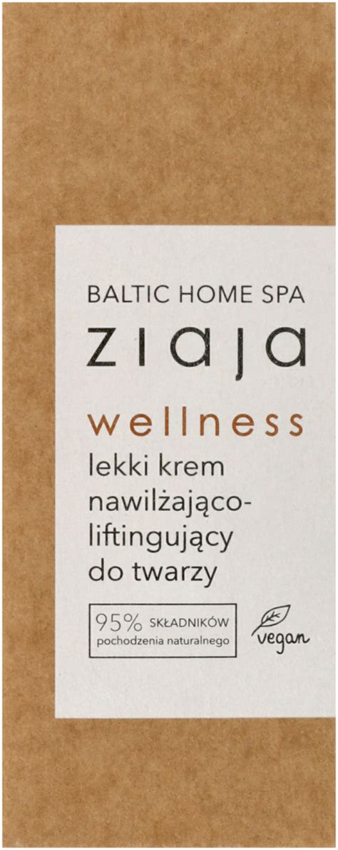 Ziaja Baltic Home Spa Wellness Krem Do Twarzy Lekki Nawilżająco Liftingujący 50 Ml