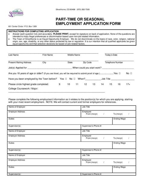 How To Makecreate An Employment Application Form Templates Examples