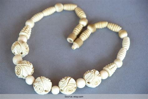 Ivory Jewellery Excellent Example Of Elegant And Painstaking Craft