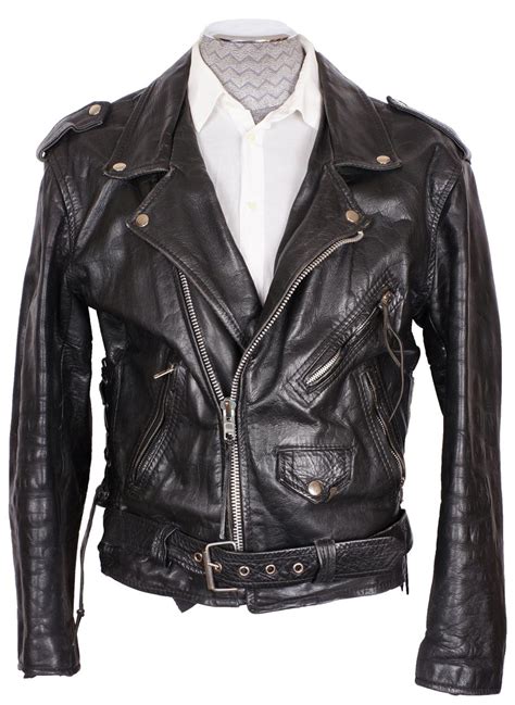 Vintage Leather Motorcycle Jacket Hand Painted Los Angeles ...