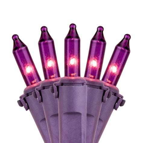 Christmas Lights 50 Purple Passion Mini Christmas Lights