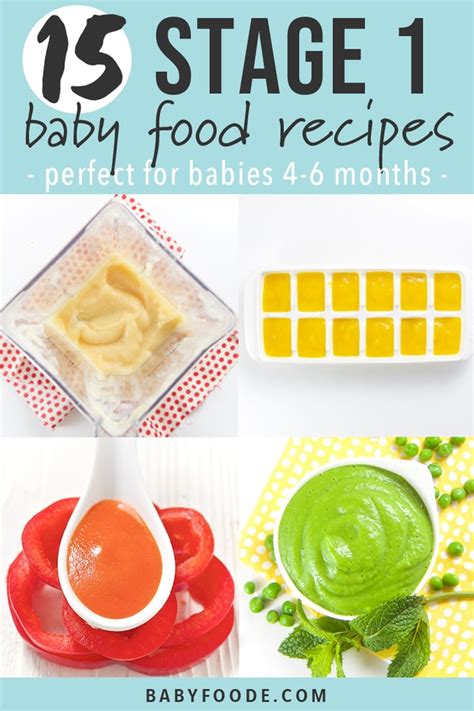 There are no hard and fast rules for a baby's first foods. 15 Stage One Baby Food Purees (4-6 Months) - Baby Foode
