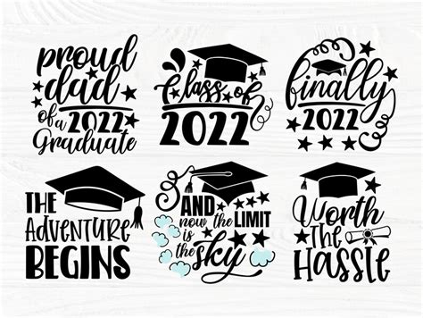 2022 Graduation Svg Bundle Class Of 2022 Svg Png Etsy Uk