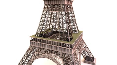 Eiffel Tower 3d Model Max Fbx Lwo Lw Lws