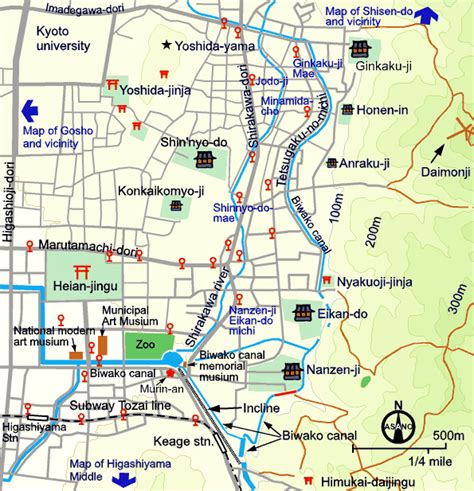 Despite horrible heat and annoying mosquitos, i was so. Download Kyoto maps - youinjapan.net