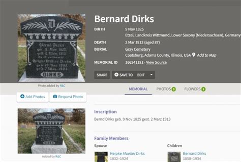 Double Check That Findagrave Memorial Genealogy Tip Of The Day