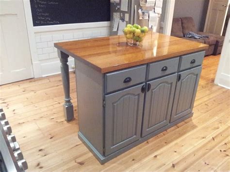 Diy Kitchen Island From Cabinets