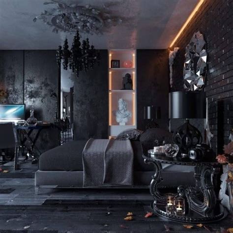 10 Gothic Bedroom Ideas 2022 Dark And More Black Interior Design