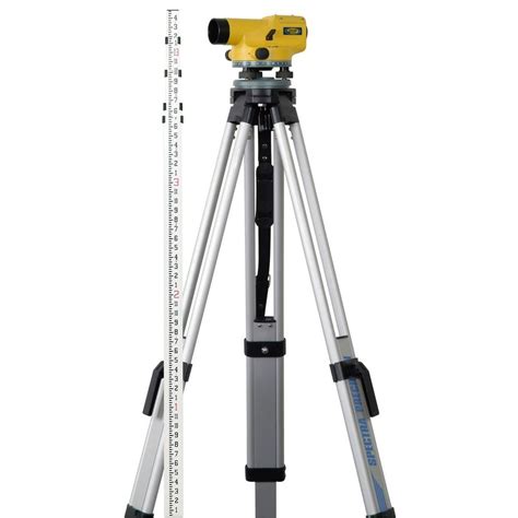 Spectra Precision 75 In Hand Tool Automatic Level Package With Tripod
