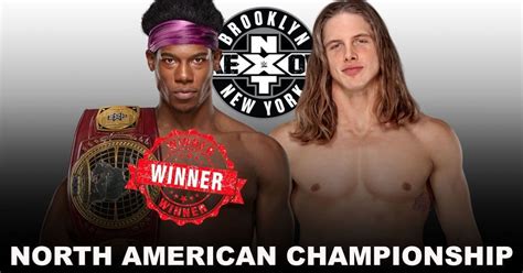 Nxt Takeover New York 2019 Velveteen Dream Retains North American Title
