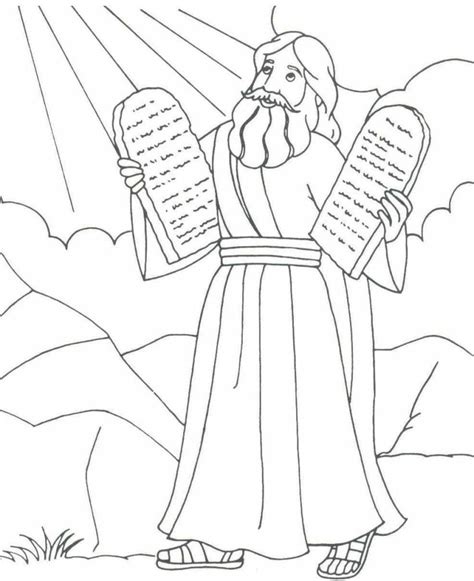 Every lesson includes lesson guides, story, worksheets, colouring pages, craft and more. Free Printable Moses Coloring Pages For Kids | Bible ...