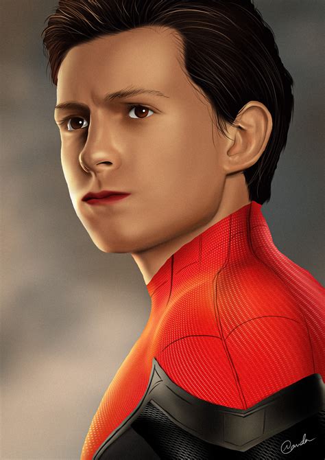 Artstation Spiderman Digital Painting How To Draw Spiderman