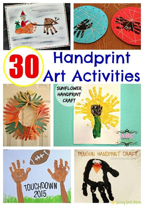 50 Keepsake Worthy Kids Handprint Art Ideas Handprint Art Baby Crafts