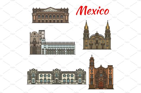 Mexican Travel Landmark Icon For Tourism Design Creative Daddy