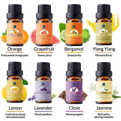 Lagunamoon 101620 Essential Oils Set 10ml 100 Pure Natural Etsy