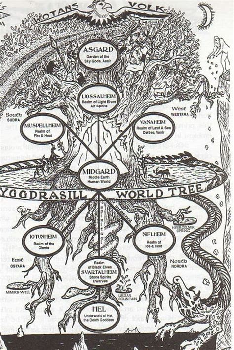 The Worlds Tree Of Norse Mythology Occult
