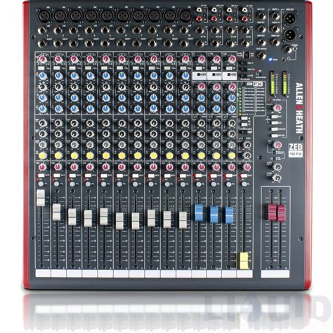 Allen And Heath Zed 16fx 16 Channel Recording And Live Sound Mixer With