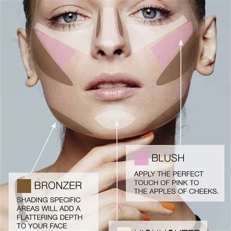 how to use bronzer to slim a round face makeup tips for a round face bronzer makeuptiip