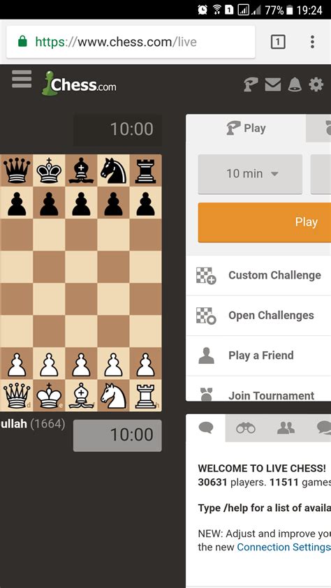 Live Chess Display On Android Phone Problem Chess Forums