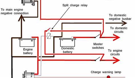 alternator light in car diagram