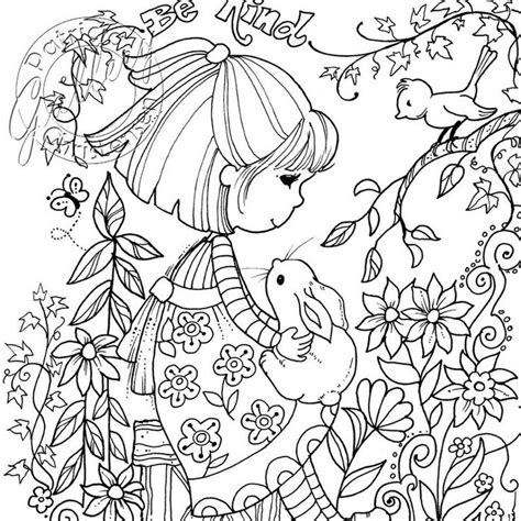 Instant Download Printable Grown Up Adult Coloring Pages Colored